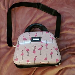 Betsey Johnson hard shell makeup case